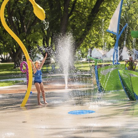 Centennial Park Splash Pad City of Worthington Minnesota